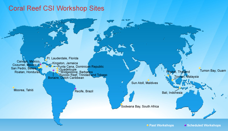 Coral Reef CSI Site Map