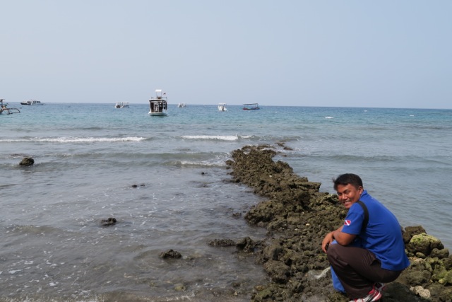 Nyoman is spearheading efforts in Tulamben, Bali to save coral reefs. 